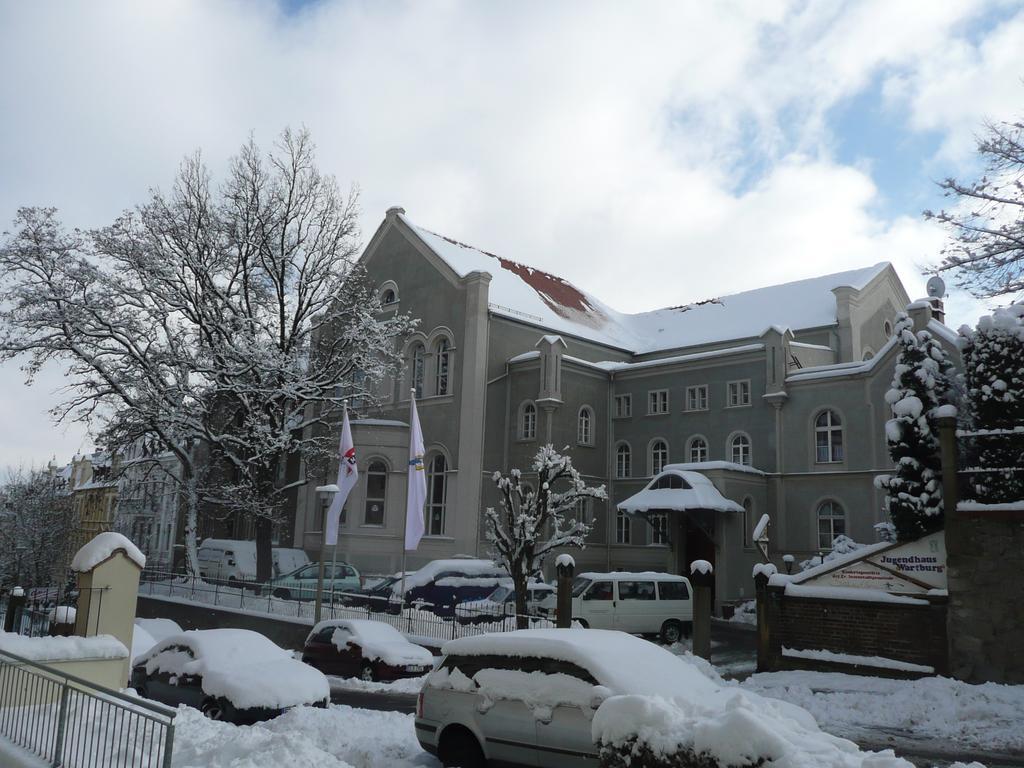 Pension Zur Wartburg Görlitz Esterno foto